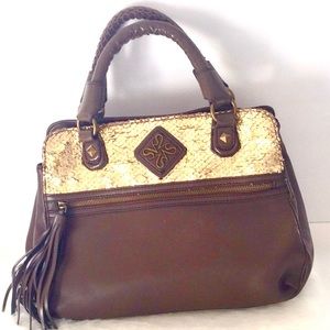 Simply Vera wang brown/gold bag
